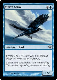 《嵐雲のカラス/Storm Crow》[9ED] 青C