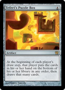 《テフェリーの細工箱/Teferi's Puzzle Box》[9ED] 茶R