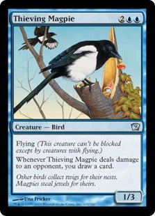 《泥棒カササギ/Thieving Magpie》[9ED] 青U