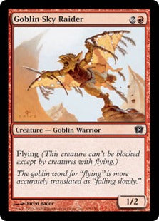 《ゴブリンの空襲部隊/Goblin Sky Raider》[9ED] 赤C