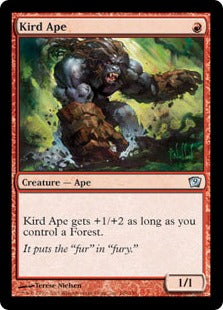 《密林の猿人/Kird Ape》[9ED] 赤U