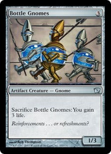 《ボトルのノーム/Bottle Gnomes》[9ED] 茶U
