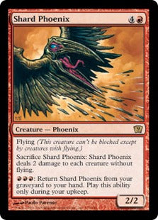 《陶片のフェニックス/Shard Phoenix》[9ED] 赤R