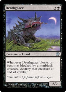 《凶眼のトカゲ/Deathgazer》[9ED] 黒U