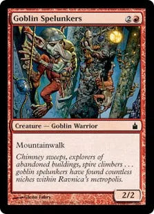 《ゴブリンの洞窟探検家/Goblin Spelunkers》[RAV] 赤C