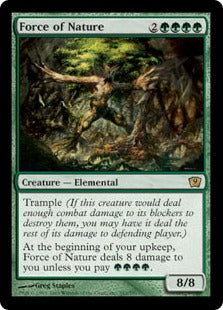 《大地の怒り/Force of Nature》[9ED] 緑R