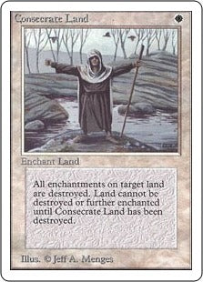 《土地の聖別/Consecrate Land》[LEA] 白U