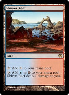 《シヴの浅瀬/Shivan Reef》[9ED] 土地R