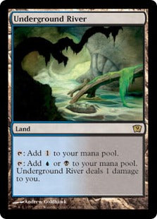 《地底の大河/Underground River》[9ED] 土地R