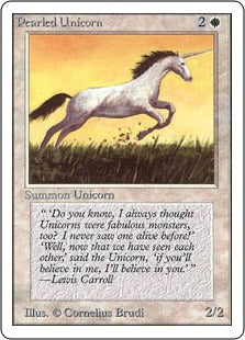 《真珠色の一角獣/Pearled Unicorn》[LEA] 白C