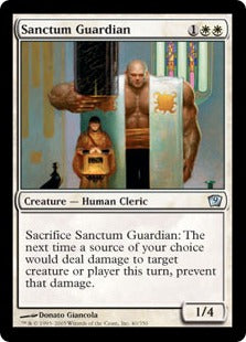 《聖域の守護者/Sanctum Guardian》[9ED] 白U