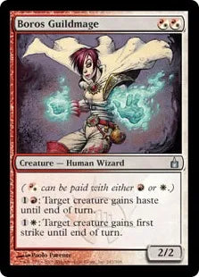 《ボロスのギルド魔道士/Boros Guildmage》[RAV] 混U