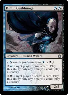 《ディミーアのギルド魔道士/Dimir Guildmage》[RAV] 混U