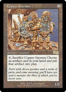 《銅のノーム/Copper Gnomes》[USG] 茶R