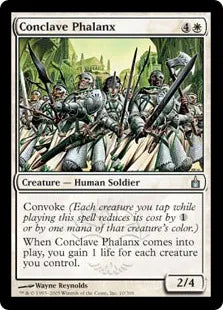 《議事会の密集軍/Conclave Phalanx》[RAV] 白U