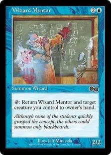 《魔術師の導師/Wizard Mentor》[USG] 青C