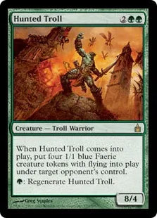 《狩り立てられたトロール/Hunted Troll》[RAV] 緑R