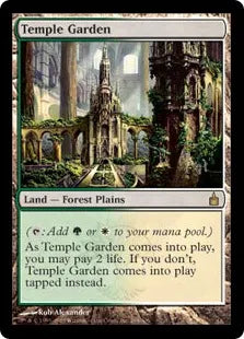 《寺院の庭/Temple Garden》[RAV] 土地R