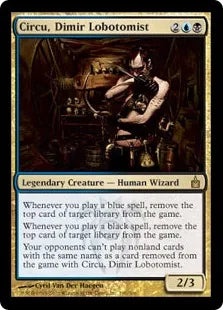 《ディミーアの脳外科医、シアクー/Circu, Dimir Lobotomist》[RAV] 金R