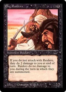《アーグの盗賊団/Erg Raiders》[ARN] 黒C
