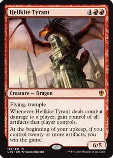 《ヘルカイトの暴君/Hellkite Tyrant》[C16] 赤R