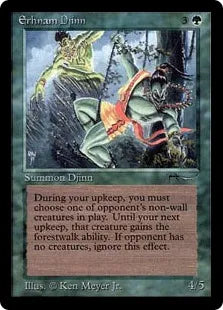《アーナム・ジン/Erhnam Djinn》[ARN] 緑R