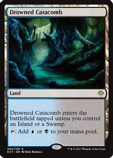 《水没した地下墓地/Drowned Catacomb》[ANN] 土地R