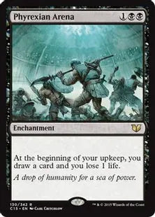 《ファイレクシアの闘技場/Phyrexian Arena》[C15] 黒R
