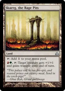 《怒りの穴蔵、スカルグ/Skarrg, the Rage Pits》[GPT] 土地U