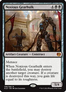 《害悪の機械巨人/Noxious Gearhulk》[KLD] 黒R