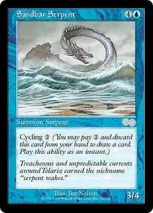 《砂州の大海蛇/Sandbar Serpent》[USG] 青U