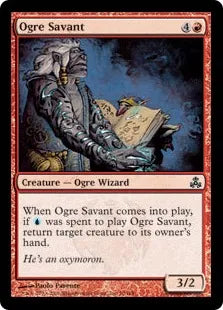 《オーガの学者/Ogre Savant》[GPT] 赤C