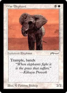 《ウォー・エレファント/War Elephant》[ARN] 白C