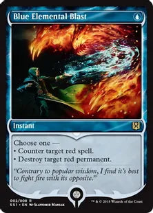 《青霊破/Blue Elemental Blast》[SS1] 青R