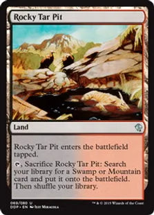 《岩山のタール坑/Rocky Tar Pit》[ZvE] 土地U