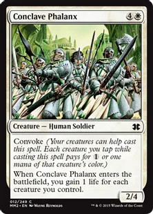 《議事会の密集軍/Conclave Phalanx》[MM2] 白C