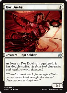 《コーの決闘者/Kor Duelist》[MM2] 白U