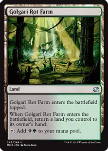 《ゴルガリの腐敗農場/Golgari Rot Farm》[MM2] 土地U