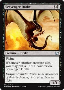 《ゴミあさりのドレイク/Scavenger Drake》[MM2] 黒U