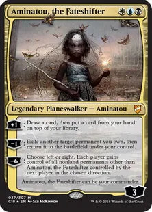 《運命を変える者、アミナトゥ/Aminatou, the Fateshifter》[C18] 金R