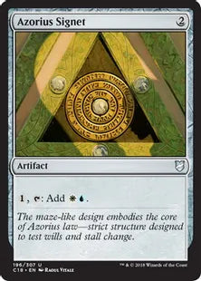 《アゾリウスの印鑑/Azorius Signet》[C18] 茶U
