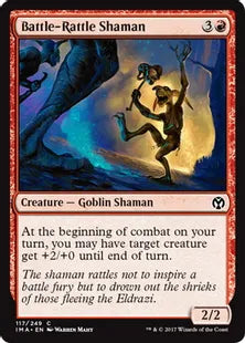《戦装飾のシャーマン/Battle-Rattle Shaman》[IMA] 赤C