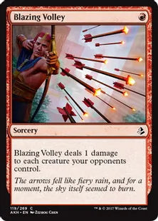 《猛火の斉射/Blazing Volley》[AKH] 赤C