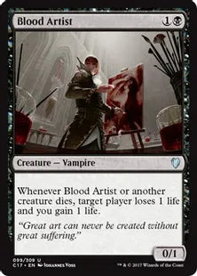 《血の芸術家/Blood Artist》[C17] 黒U