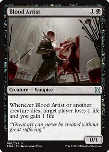 《血の芸術家/Blood Artist》[EMA] 黒U