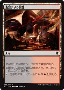 《血溜まりの洞窟/Bloodfell Caves》[C17] 土地C
