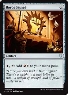 《ボロスの印鑑/Boros Signet》[C17] 茶U