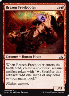 《鉄面連合の掠め取り/Brazen Freebooter》[RIX] 赤C