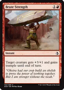 《凶暴な力/Brute Strength》[AKH] 赤C