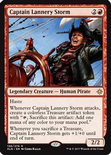 《風雲船長ラネリー/Captain Lannery Storm》[XLN] 赤R